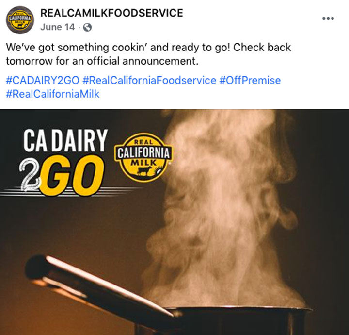 2021 CA Dairy 2GO Competition