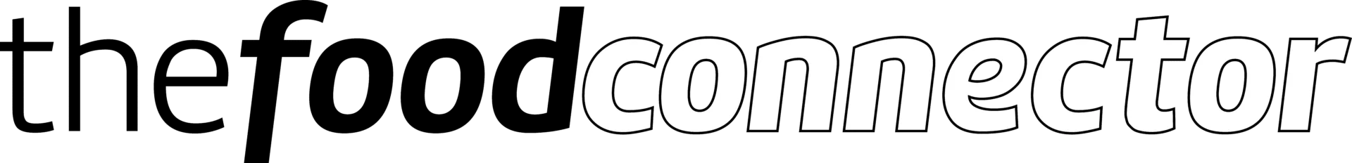 Bold connector typography on black background symbolizes connectivity and interaction in 2025.