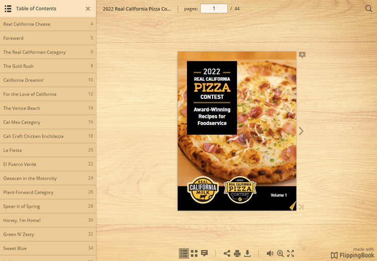 Food Connector Interactive Digital Flipbook Pizza