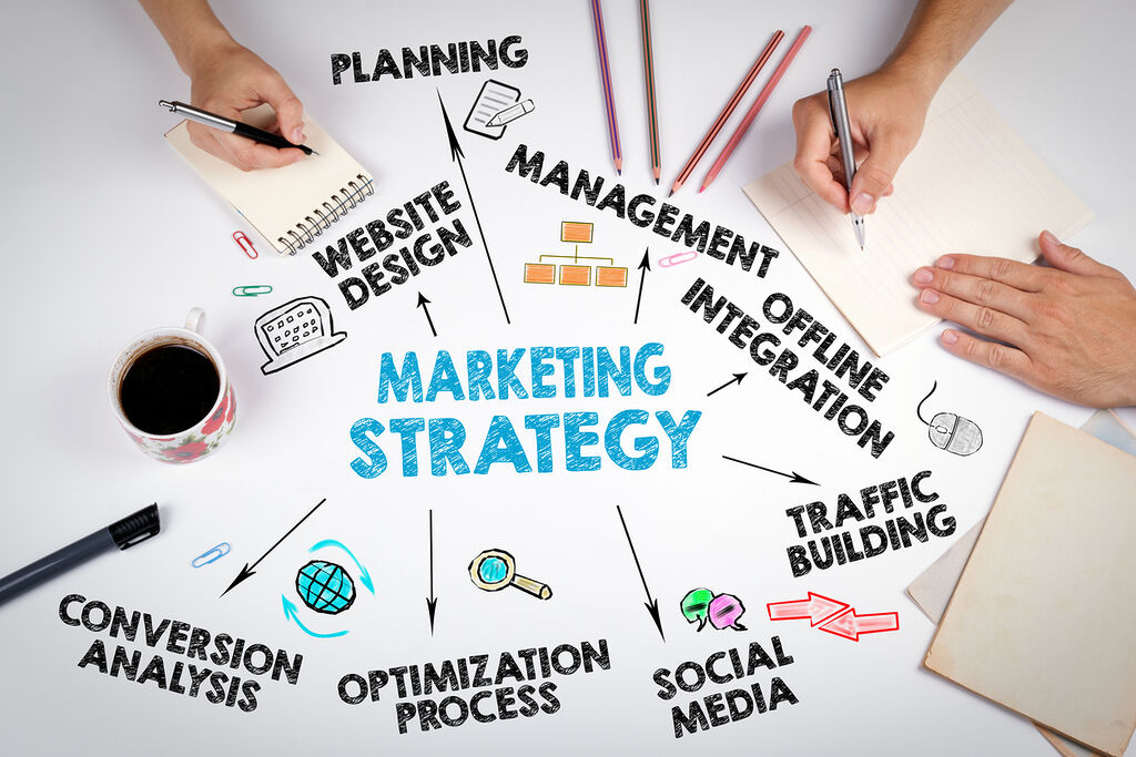Marketing Strategy Business Concept