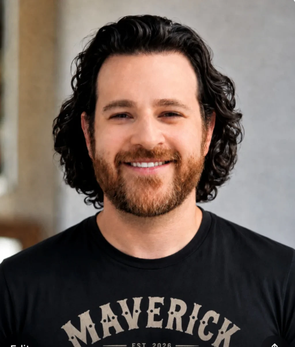 Professional headshot of a man wearing a Maverick branded shirt, suitable for food service and wholesale distribution industry business profiles.